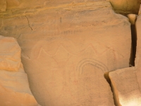 Pictographs in Cottonwood Canyon